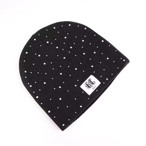 High Quality Custom Logo Rhinestone Winter Beach Character <b>Beanie</b>-Warm Breathable <b>Waterproof</b> Acrylic Knit Unisex Adult - Product Image 4