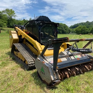 CAT Skid Steer with Mulcher Attachment <b>Powerful</b> Tree Grinder <b>Brush</b> Cutter for Farm Forestry and Land Clearing - Product Image 2