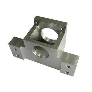 Custom Precision CNC Milled Aluminum Base Block Multi Mounting Holes Aluminum Frame For Automation <b>Machine</b> Fixture Parts - Product Image 2