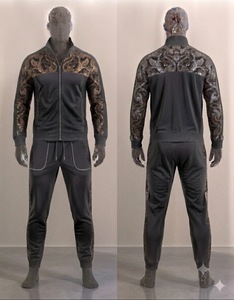 Unisex Pink Camouflage Tracksuit Set Full <b>Zip</b> <b>Hooded</b> Jacket Jogger Pants Casual Sportswear Autumn Wear Regular Fit - Product Image 4