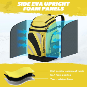 กระเป๋าใส่รองเท้าสเก็ตน้ำแข็งแบบใหม่ กระเป๋าใส่รองเท้าสโนว์บอร์ดสำหรับเล่นสกีกลางแจ้ง กระเป๋าใส่รองเท้าสโนว์บอร์ดสำหรับเดินทางทางอากาศ กระเป๋าเป้สะพายหลังใส่รองเท้าสกี - Product Image 3