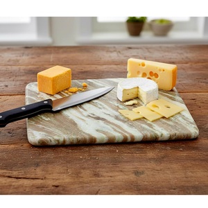 หินในยุคพรีเมี่ยมคุณภาพสูงเขียงสี่เหลี่ยมน้ำหนักเบาทนทานทำความสะอาดง่ายเครื่องล้างจานปลอดภัยสำหรับใช้ในบ้านครัว - Product Image 1