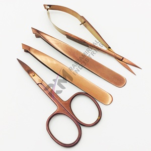 Pince à épiler légère à pointe inclinée en acier inoxydable or rose, personnalisable, pour sourcils et cils, idéale pour la beauté – Meilleures ventes - Product Image 2