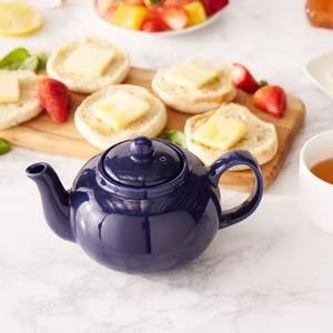 Elegante Tetera Floral Pintada a Mano con Boquilla de Vertido Suave, Asa de Agarre Cómodo y Cuerpo que Retiene el Calor, Perfecta para Servir Té - Product Image 5