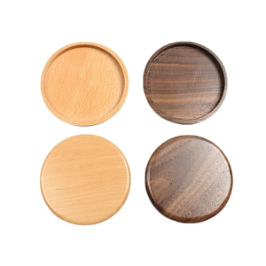 Sous-verres modernes YINXIN en bois massif de style japonais, tapis isolants pour tasses et bols, napperons de luxe pour cérémonie du thé, cuisine et salle à manger - Product Image 1