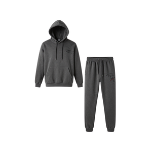 Conjunto de Ropa Urbana Personalizada para Hombre al por Mayor, Sudadera con Capucha y Pantalones con Estampado Gráfico en Algodón Grueso, Venta Caliente - Product Image 1