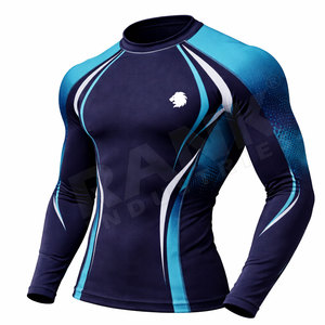 Camiseta Deportiva Rash Guard para Hombre, Camiseta de Compresión para Entrenamiento Rash Guard para Hombre - Product Image 3