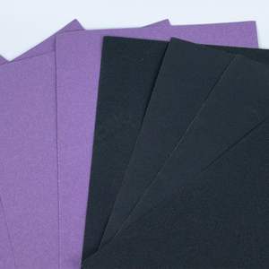 Hoja de papel de <span class=keywords><strong>lija</strong></span> de carburo de silicio negro Papel de <span class=keywords><strong>lija</strong></span> húmedo seco para jeans DIY - Product Image 3