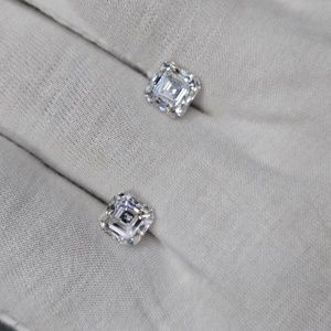 Pierre précieuse en vrac de Moissanite de haute qualité Asscher Cut Excellente pour la fabrication de bijoux élégants pour hommes et femmes Matériel de quartz naturel - Product Image 6