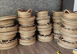 ตะกร้าหวายและหวายจากเวียดนามตะกร้าไม้ไผ่สำหรับบ้าน - Product Image 5