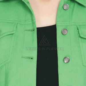 Veste en jean unie, prix imbattable, service OEM, confortable et respirante, pour vente en ligne - Product Image 5