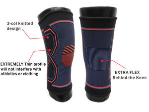 Genouillères et protections confortables, respirantes et protectrices en nylon, caoutchouc et élasthanne - Product Image 5