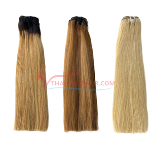 Extensiones de Cabello Virgen Remy Vietnamita, Doble Trama a Máquina, Liso, Suave, Sedoso, Textura Natural, Duraderas, Alta Calidad, Todos los Colores - Product Image 2