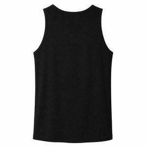 Custom Men's Muscle Fit <b>Tank</b> <b>Tops</b> <b>Knitted</b> Breathable Polyester/Cotton 220g Heavy Duty Workout Casual Plain Dyed - Product Image 2