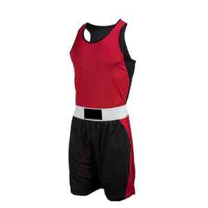 Uniforme de Boxeo de Poliéster de Alta Calidad al por Mayor, Conjunto de Chaleco y Pantalones Cortos con Logotipo Personalizado, MOQ Bajo, Uniformes de Boxeo Personalizados con Impresión Digital - Product Image 6