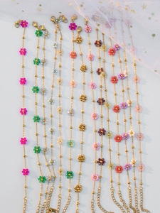 Nouvelle Chaîne de <span class=keywords><strong>Cheville</strong></span> Finetoo Série Océan avec Pendentifs Dauphin, Étoile de Mer et Coquillage – Bracelet Décontracté pour l'Été et la Plage – Vente en Gros - Product Image 3
