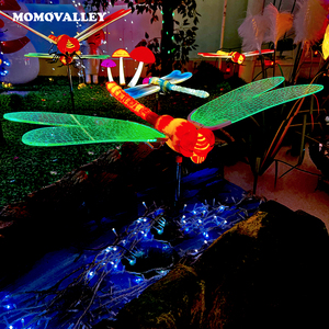 Decoración al aire libre LED mariposa/libélula hogar decorativo colgante jardín luces LED para Navidad vacaciones Halloween verano - Product Image 3