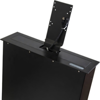 Mécanisme de levage motorisé pour écran LCD de bureau dissimulé de 15,6 pouces, mécanisme de levage pour écran LCD pour système de conférence sans papier