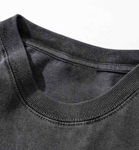 Camiseta con efecto lavado ácido para hombre, camisetas vintage personalizadas a precio de mayoreo con calidad económica y los mejores servicios OEM. - Product Image 3
