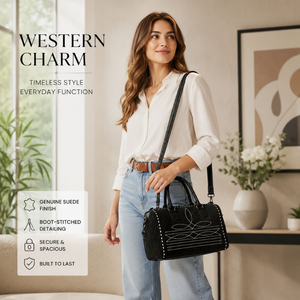 Premium Black Leather <b>Duffel</b> <b>Bag</b> for Men and Women Travel Weekender Carry On Overnight Gym Business Shoulder Handbag with Strap - Product Image 4