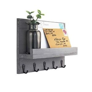 Wooden <b>Key</b> Hook Prestige Residential <b>Organizer</b> Designed to Enrich Everyday Entryway Experiences with Timeless Elegance - Product Image 1