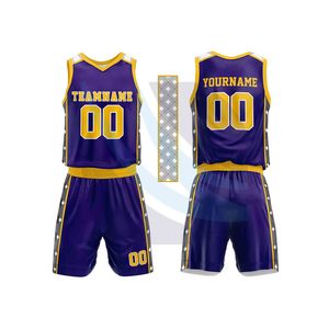 Ensemble maillot et short de basketball, uniforme d'équipe de club, vêtements de basketball personnalisés, uniforme de sublimation sur mesure - Product Image 2