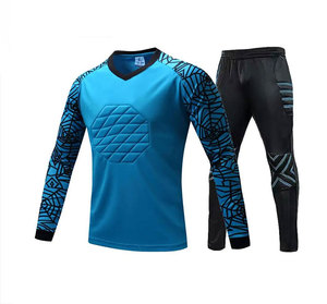 Maillot de Gardien de But pour Hommes Adultes, Uniforme de Football 100% Polyester, Anti-humidité, Protection UV, Nom d'Équipe Personnalisé, Protection en Mousse - Product Image 3