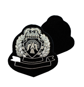 Wholesale High Quality Custom Handmade Embroidery Bullion Wire <b>Pin</b> Badges Eco-Friendly Nickel-Free Luxury Washable Lace Solid - Product Image 2
