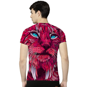 Camiseta Personalizada con Logotipo Impreso por Sublimación, Tela Transpirable, Económica, de Alta Calidad, para Hombre, Venta al Por Mayor - Product Image 3