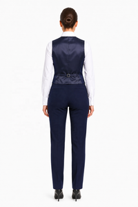Fabricant d'uniformes de compagnies aériennes sur mesure |   Fournisseur d'uniformes pour l'équipage des compagnies aériennes |   Usine d'uniformes de compagnies aériennes OEM ODM |   Veste et pantalon - Product Image 4