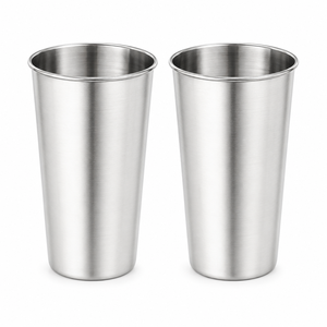 Gobelets en acier inoxydable de qualité alimentaire, écologiques, incassables, à motif de points, pour usage domestique. - Product Image 6