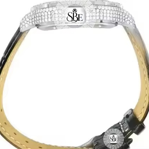 Montre de luxe carrée à diamants pour homme, design simple, mouvement ETA, étanche, style professionnel élégant, prix réduit - Product Image 2