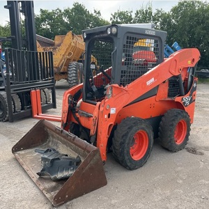 Chargeuse compacte Kubota SSV75 diesel de haute qualité, mini-chargeuse frontale, moteur 37 kW haute efficacité, pompe, boîte de vitesses, roulement rapide - Product Image 3