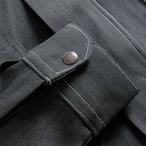 Veste en jean décontractée personnalisée pour hommes et femmes, fabricant en gros de qualité supérieure, douce, respirante, épaisse, coupe-vent, séchage rapide, vintage, hiver - Product Image 5