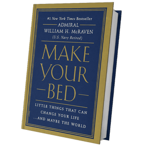 Faites-en un souvenir de votre lit (Couverture rigide) par l'auteur William H. McRaven – Impression personnalisée de livres à couverture rigide - Product Image 1