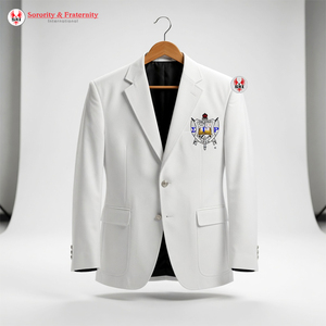 Chaqueta Blazer Estilizada con el Logo de Sigma Gamma Rho |   Blazer Elegante y Ligero para Mujer, Corte Entallado, Ecológico, de la Hermandad SGRho - Product Image 3