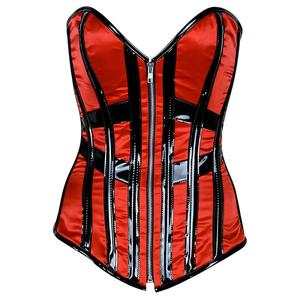 เสื้อครอเซ็ทวินเทจสำหรับผู้หญิง เซ็กซี่ กระชับสัดส่วน ระบายอากาศได้ดี ดีไซน์ทันสมัย ผ้าปักลาย สำหรับสาวพลัสไซส์ - Product Image 3