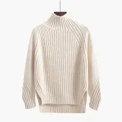 Servicio OEM de Logotipo Personalizado, Suéter Cárdigan de Invierno para Mujer, Color Sólido, Tejido de Algodón, Cuello en V, Manga Larga, Diseño Casual Vintage de Alta Calidad - Product Image 6