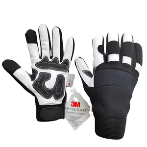 Gants de sport d'hiver pour mécaniciens, en cuir synthétique, compatibles écran tactile, pour vélo, cyclisme, travail mécanique et anti-abrasion - Product Image 2