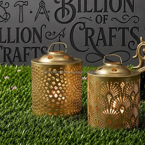 Lanterne marocaine décorative, porte-bougie islamique, décoration de maison arabe, cadeau de Ramadan et de l'Aïd, vente en gros - Product Image 2