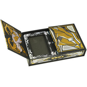 Luxury Folding Gift <b>Box</b> Custom Black <b>Large</b> Magnetic Closed Lid Packaging <b>Box</b> for Product Packing with Logo Printed - Product Image 5