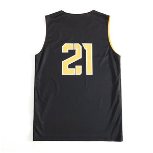 Maillot de basket-ball imprimé réversible, dernier design, unisexe adulte, respirant, séchage rapide, couleur et logo personnalisés, service OEM - Product Image 2