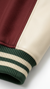 Parches Bordados de Cuero Estilo Americano Premium para Ropa al por Mayor, Sostenibles, Tipo Letterman - Product Image 5