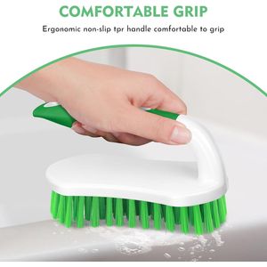 Brosses de nettoyage robustes à poils rigides pour la douche, la salle de bain, les tapis, la cuisine et le nettoyage des baignoires - Product Image 3