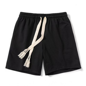Nouveaux shorts de sport en coton pour hommes 2026 – Ultra doux, respirants, confortables, décontractés, pour la course et la gym, couleur unie, coupe ample, taille élastique - Product Image 2