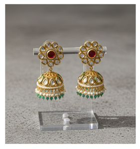 Pendientes Tradicionales para Boda con Detalles Intrincados Hechos a Mano para un Look Elegante, para el Mercado Global de Compradores Mayoristas de Fábrica - Product Image 3