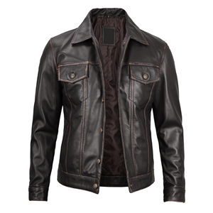 Premium Custom <b>Leather</b> <b>Jacket</b> for <b>Men</b> Stylish Riding Coat Durable Windproof Casual Fashion Streetwear Outerwear - Product Image 6