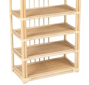 Nordic Style Natural Rattan Shelving Display Shelf For Children Toys <b>Books</b> Interior Home Decor Slatted Accent - Product Image 4