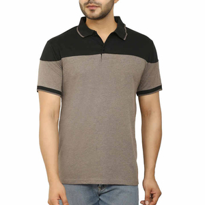 Chemises polo personnalisées brodées avec logo, prix raisonnable, 100% coton, sur mesure, pour le golf, couleur unie, pour entreprises. - Product Image 1