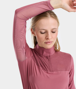 Chemise d'équitation pour femmes sur mesure, manches courtes, tissu extensible respirant, haut de sport pour l'équitation, chemises d'équitation - Product Image 2